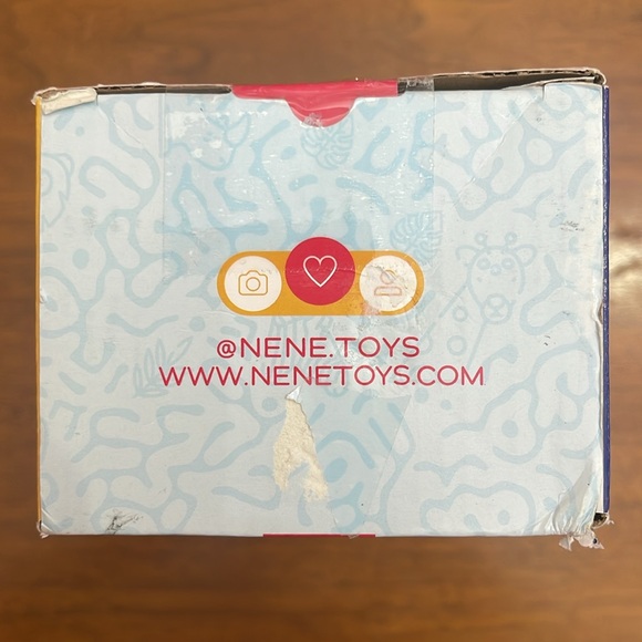 🎁🎁NENE TOYS Kids NIB 4-in-1 Educational Wooden Block Stacking Game - Picture 9 of 9